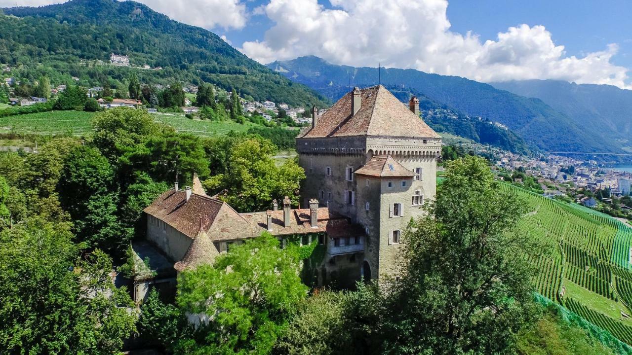 Montreux Castle | Charming Lake View Studio Dış mekan fotoğraf